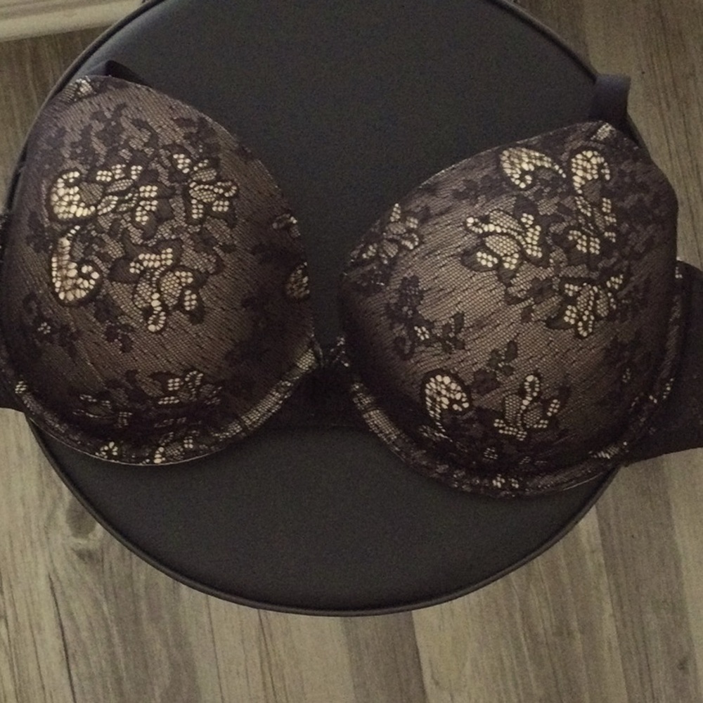 Black Lace Bra